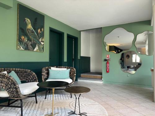 Lobby, Le Clos Nicolas in Eugenie-les-Bains