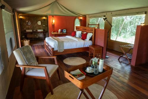 Bed, Oreteti Mara Lodge in Narok
