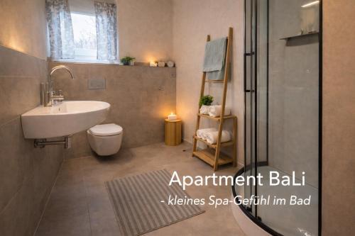 Fürdőszoba, Apartment_BaLi in Eggenstein-Leopoldshafen