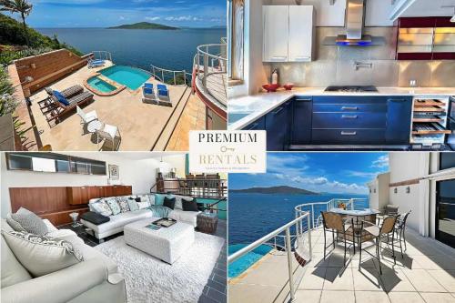 Villa Vista Oceanfront 4BR - Infinity Pool - Views in Lovenlund