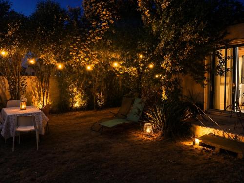 loft, air conditioning, garden, optional jacuzzi, barbecue - Location saisonnière - Lunel