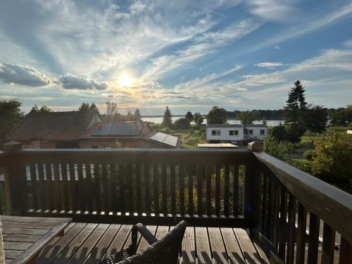 Balkons/terase, Gasthaus Schwielochsee in Friedland (Oder-Spree)