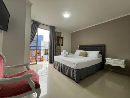 1 double bed