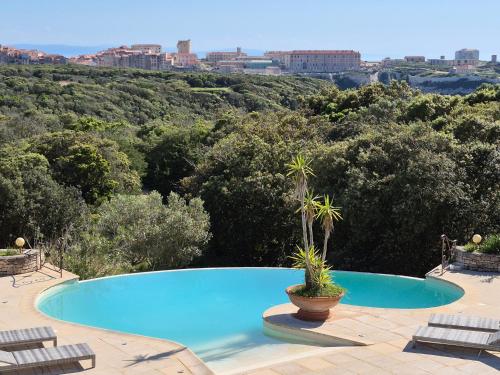 Villa A Macchia, piscine et vue sur Bonifacio - Location, gîte - Bonifacio