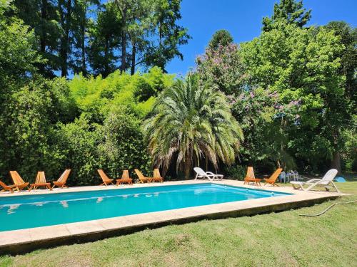 Cabaña con piscina