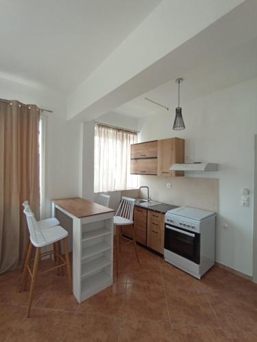 Kitchen, ARTEMIS beach studios in Adelianos Kampos