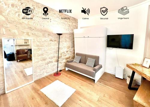 Studio Saintonge Marais Paris 3e Rez-de-chaussée