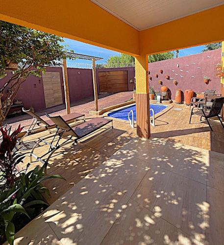 Garden, Casa Caldas Novas, proximo ao Shopping Singapura, piscina aquecida, Ar condicionado, Maximo 12 pesso in Portal das Aguas Quentes