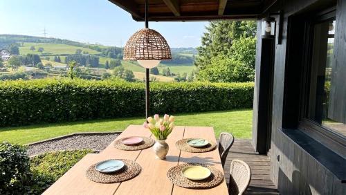 Designer chalet with gorgeous Eifel panorama in Kerschenbach