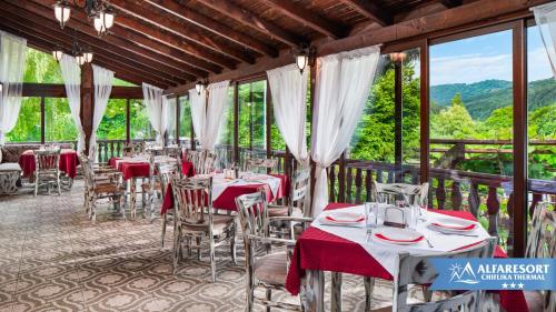 Restorāns, Hotel Alfaresort Thermal Chiflika in Chiflik