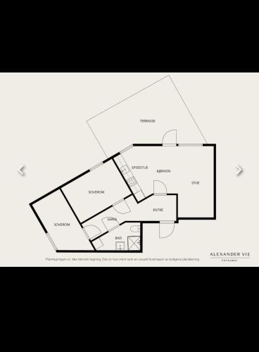 Bright & Spacious 3 Bedroom Apartment in Fyllingsdalen Vestlundveien 24 F West Bergen - image 5