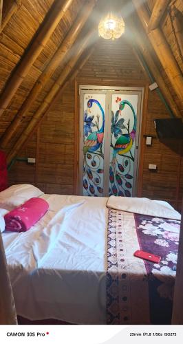 1 double bed