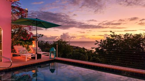 Utsikt, Villa Serena Water Island in Saint Thomas