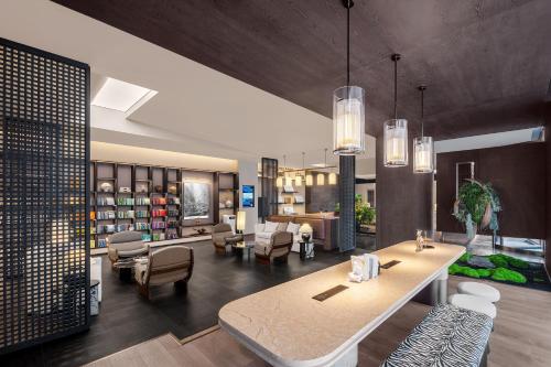 Удобства, Shanghai Wujiaochang Zhongyuan City Plaza Atour Hotel in Янпу Уцзяочан
