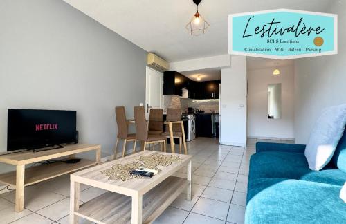 L'Estivalière SCLS - Wifi, Parking, Climatisation