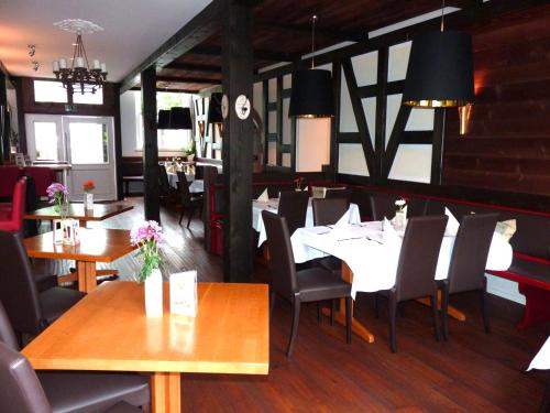 餐廳, Hotel Mühleinsel (Hotel Muhleinsel) in 肯辛根