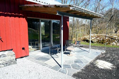 Balkons/terase, Østhusvik Cabin in Rennesoy
