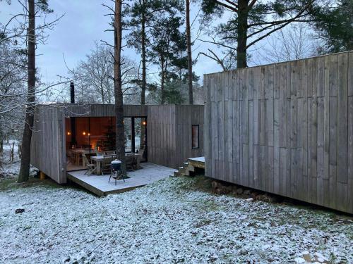 Exterior view, Architect-Designed Dream House Amidst The Woods in Krakaer