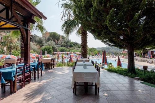 Restaurant, Club Pink Palace Hotel in Fethiye