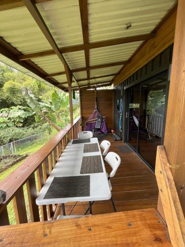 Finca Rica Organic Cacao Farm Volcano View and Pool in Bajo Tigre