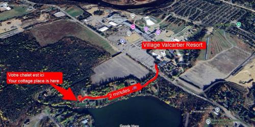 A szálláshely kívülről, Chalet nature et famille avec Accès privé au lac à 2 minutes du Village Valcartier (Chalet nature et famille avec Acces prive au lac a 2 minutes du Village Valcartier) in Saint-Gabriel-de-Valcartier (QC)