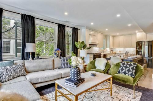 Mid-Century Glam Retreat Near T in Jamaica Plain