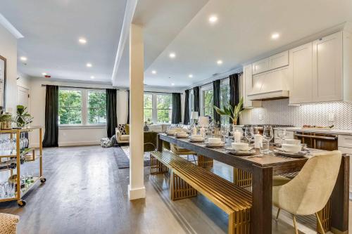 Mid-Century Glam Retreat Near T in Jamaica Plain