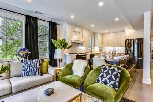Mid-Century Glam Retreat Near T in Jamaica Plain