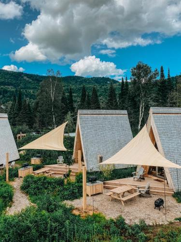 Farouche Tremblant Cabines nature avec bain nordique in Lac Superieur (QC)