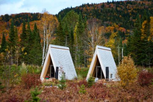 Farouche Tremblant Cabines nature avec bain nordique in Lac Superieur (QC)