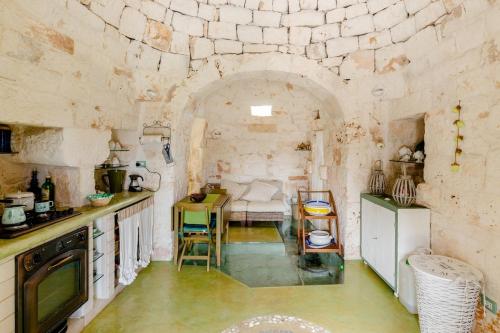 Kitchen, Trullo di Charme with pool, coastal Ostuni in Zona Sisri