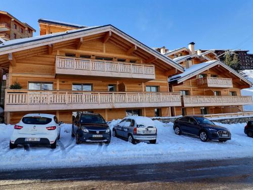 Superbe 4 pieces cabine, 8 pers, sauna, parking, Meribel - FR-1-182-263 in Meribel