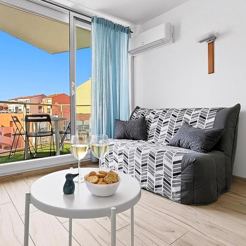 Studio climatisé, balcon, piscine- Cap d'Agde Port