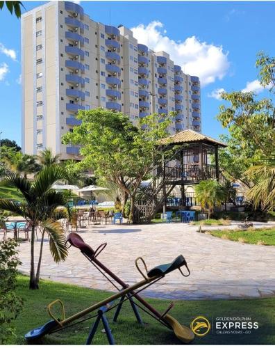 Utvendig, Express Caldas Novas Flat B-119 - Conforto e lazer para toda Família (Express Caldas Novas Flat B-119 - Conforto e lazer para toda Familia) in Vila Franca