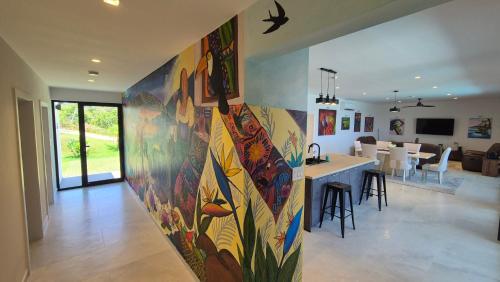Stunning seaside villa with pool and jacuzzi in Boca Chica