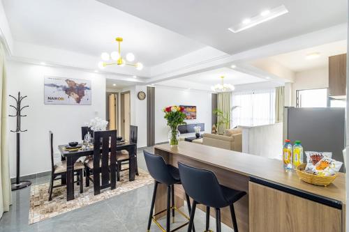 2BR in Riverside, Westlands - Moonridge Residences – khách sạn tại Groganville