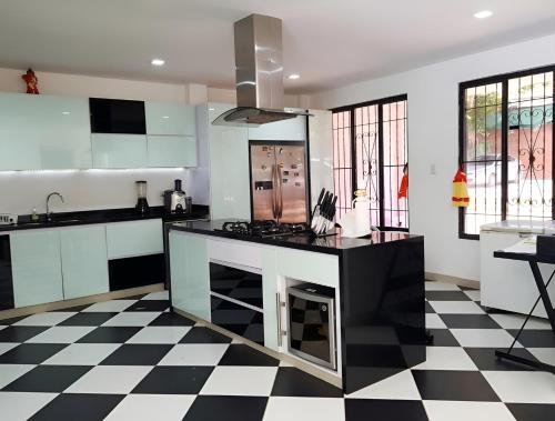 virtuve, Hotel San Rin in Agua de Dios
