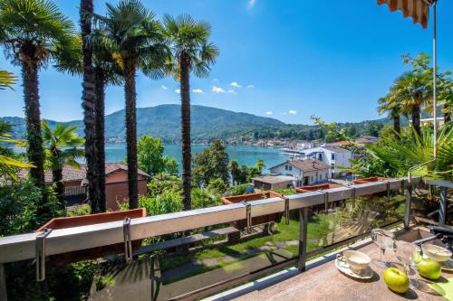 Balkon/terasa, Queen Lake View - Happy Rentals in Ponte Tresa