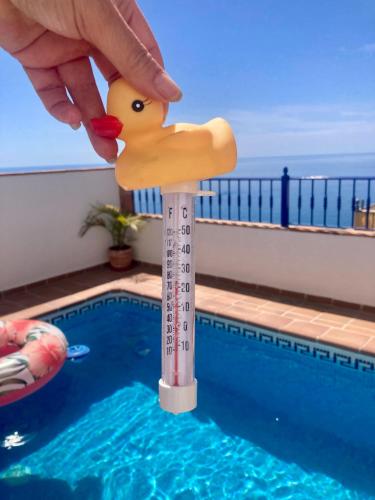 Villa in Nerja with private pool and sea view