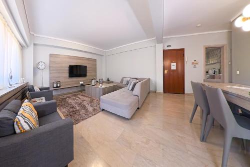 Grey Suite Filoxenia in Nea Paralia District