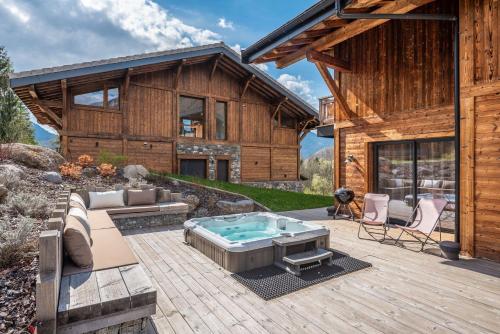 Iekārtas, AZOBE - Large Chalet with Hot Tub and Sauna in Montrionda