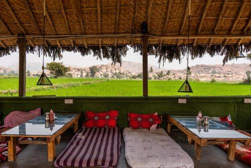 Hippie land Hampi in Hanumanahalli