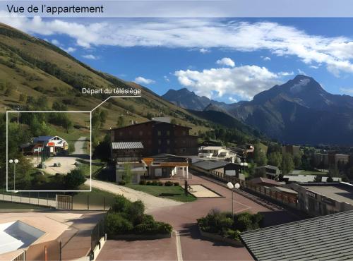 Appart Les 2 Alpes, pied des pistes - La Meije