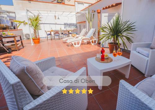 Casa di Oben, Dimora con Ampio Terrazzo nel Cuore di Terrasini a 200m dal Mare