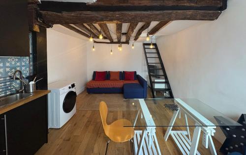 Studio sous les toits