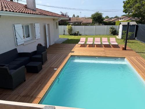 Studio cosy avec piscine à 10 min Hossegor - Location saisonnière - Saint-Vincent-de-Tyrosse