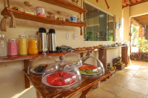 Ēdiens un dzērieni, Pousada Delta Village in Tutoija