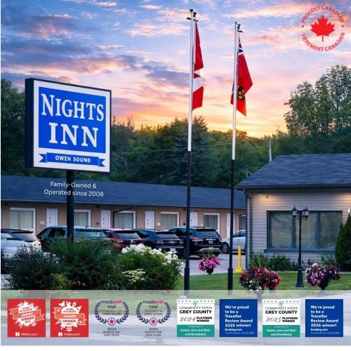 Exterior view of Nights Inn Owen Sound