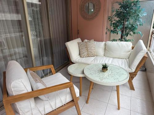 Studio Terrasse 150 m mer
