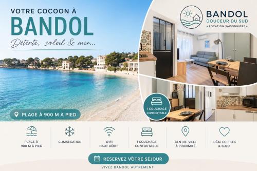 L Instant Cigale Studio cosy proche plages et centre